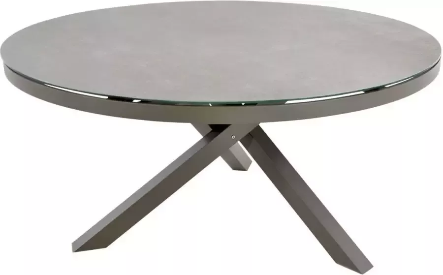 Lesli Living Mojito tuintafel rond 150 cm ceramic beige - Foto 1