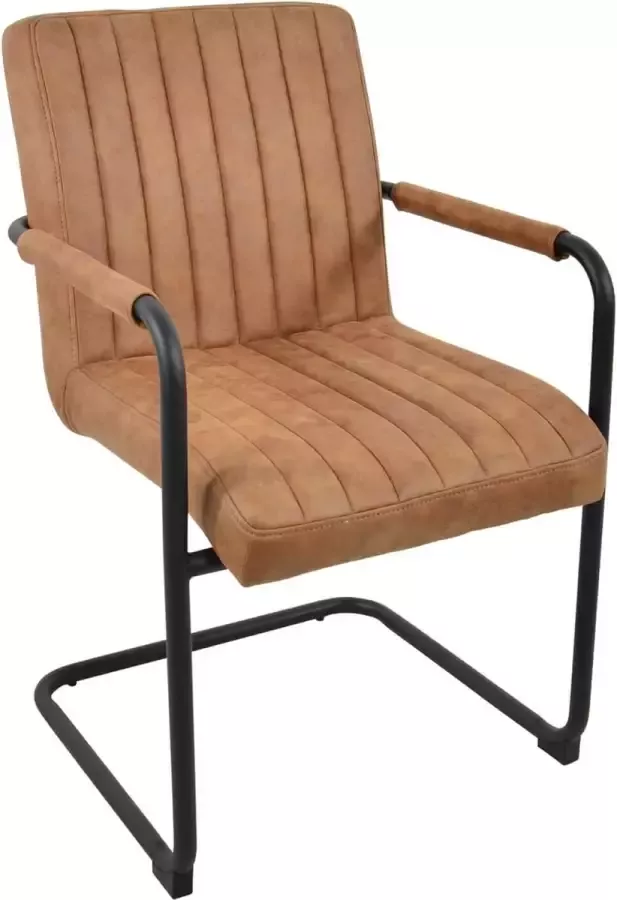 Lesliliving Eetkamerstoel Tate Cognac