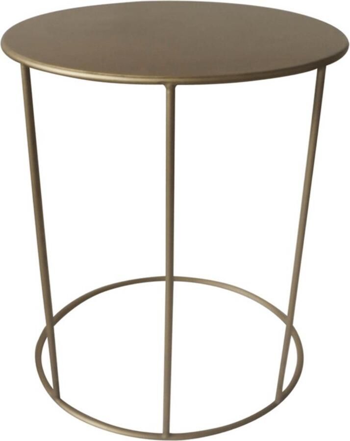 Lesliliving Lesli Living Bijzettafel Emma 40x54 5 cm goudkleurig