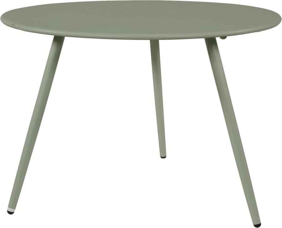 Lesliliving Outdoor Living Bijzettafeltje Rafael metaal groen Ø60x41cm