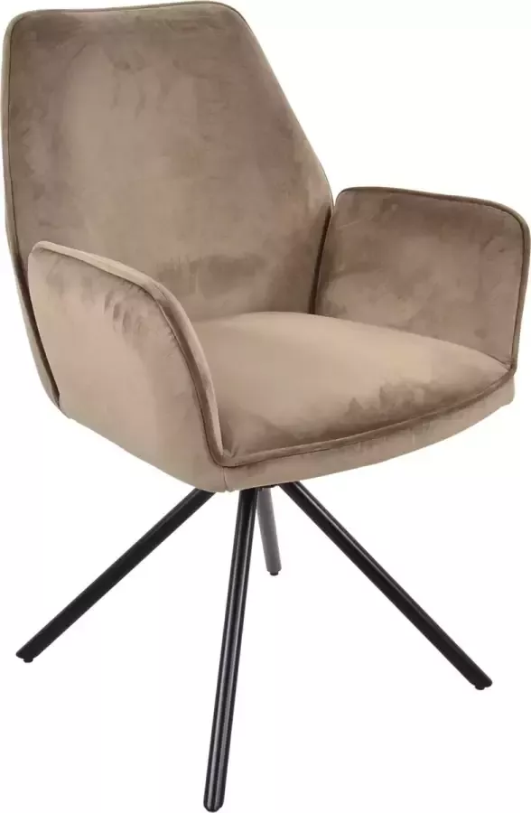 Lesliliving Stoel Nova Taupe