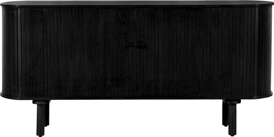 Lewis & Loft Dressoir Livia FSC mangohout 160 cm Zwart