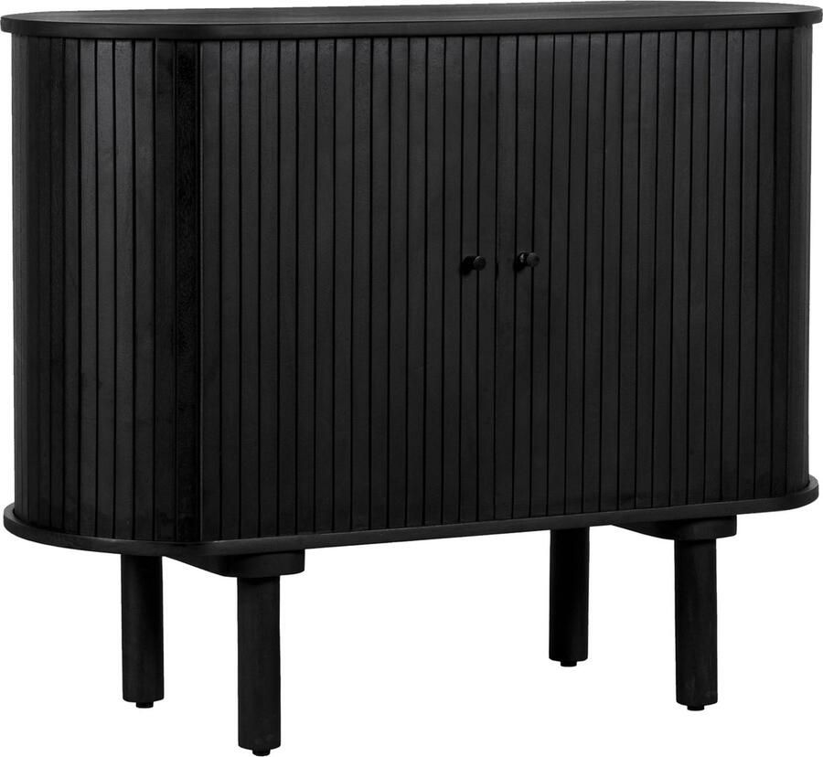 Lewis & Loft Dressoir Livia FSC mangohout 95 cm Zwart