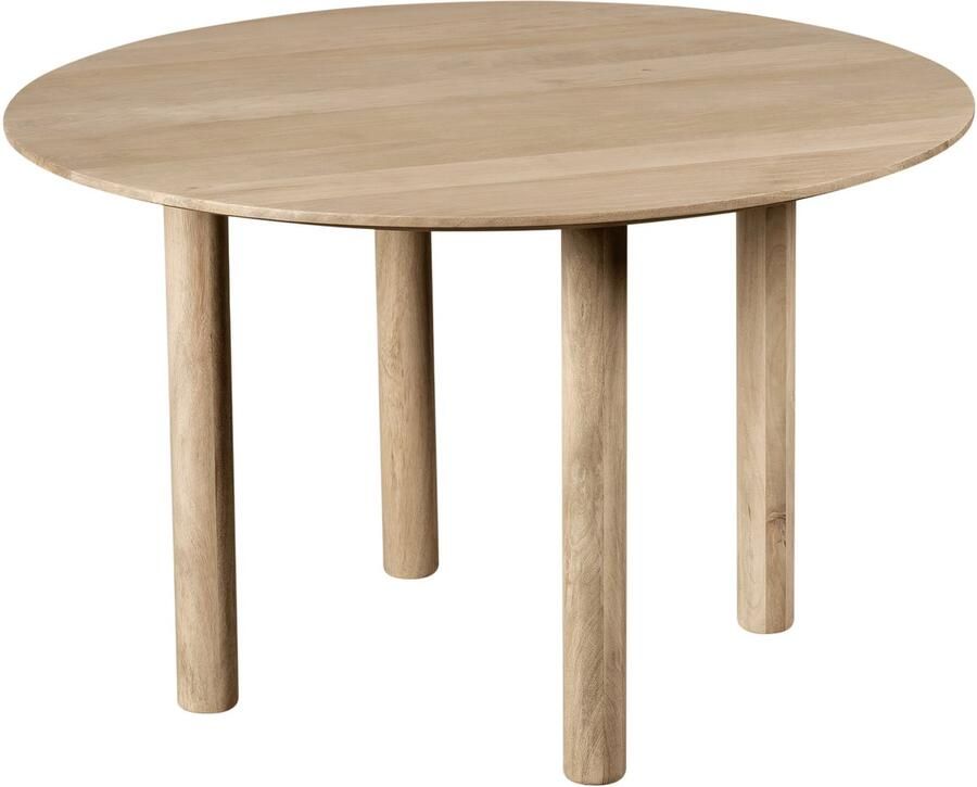 Lewis & Loft Eettafel Lian Rond ⌀120 cm FSC -gecertificeerd mangohout Naturel