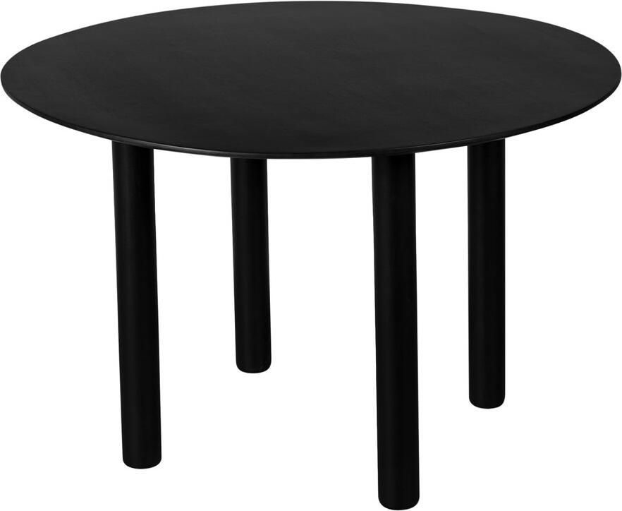 Lewis & Loft Eettafel Lian Rond ⌀120 cm FSC -gecertificeerd mangohout Zwart