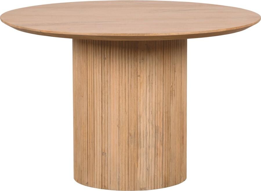 Lewis & Loft Lynn Ronde Eettafel Ø 120 cm – FSC -gecertificeerd mangohout – Naturel