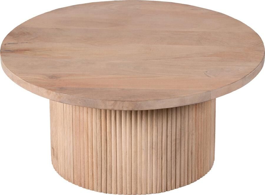 Lewis & Loft Salontafel rond Laila – FSC Mangohout – Rond ⌀70 – Naturel