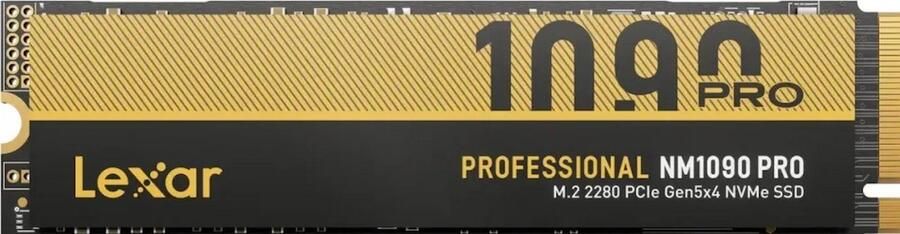 Lexar Professional NM1090 Pro 2TB SSD M.2 2280 PCI Express 5.0 x4 2 TB NVMe 2.0 1400TBW zwart