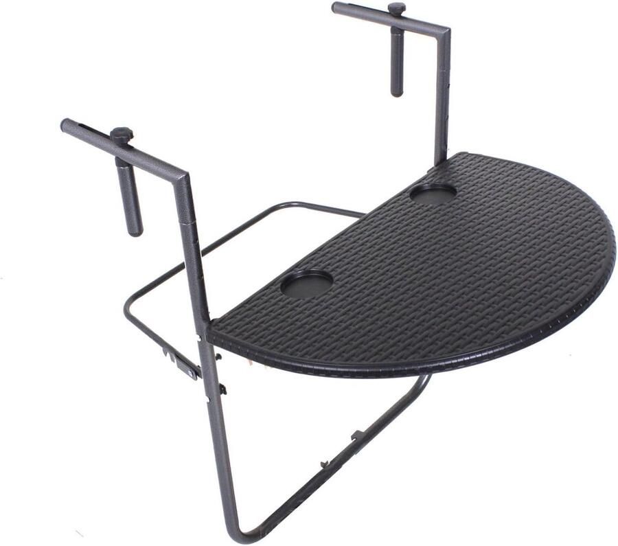 Lexium Store Lexium Balkontafel hangend Balkontafel Inklapbaar – Hangtafel balkon – Hangend Balkonbar Balkontafels Opklapbaar Hangtafel – Ophangbaar Voor aan het Balkon – Vouwtafel Wandtafel Inklapbare Tafel – Bijzettafel – Buiten Tafeltje Klaptafel