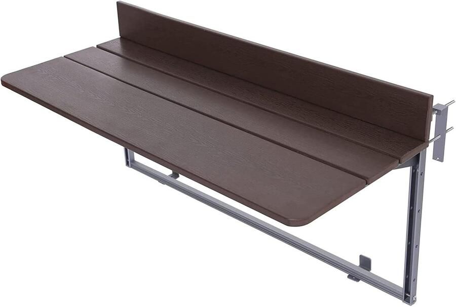 Lexium Store Lexium Balkontafel hangend Balkontafel Inklapbaar – Hangtafel balkon – Hangend Balkonbar Balkontafels Opklapbaar Hangtafel – Ophangbaar Voor aan het Balkon – Vouwtafel Wandtafel Inklapbare Tafel – Bijzettafel – Buiten Tafeltje Klaptafel