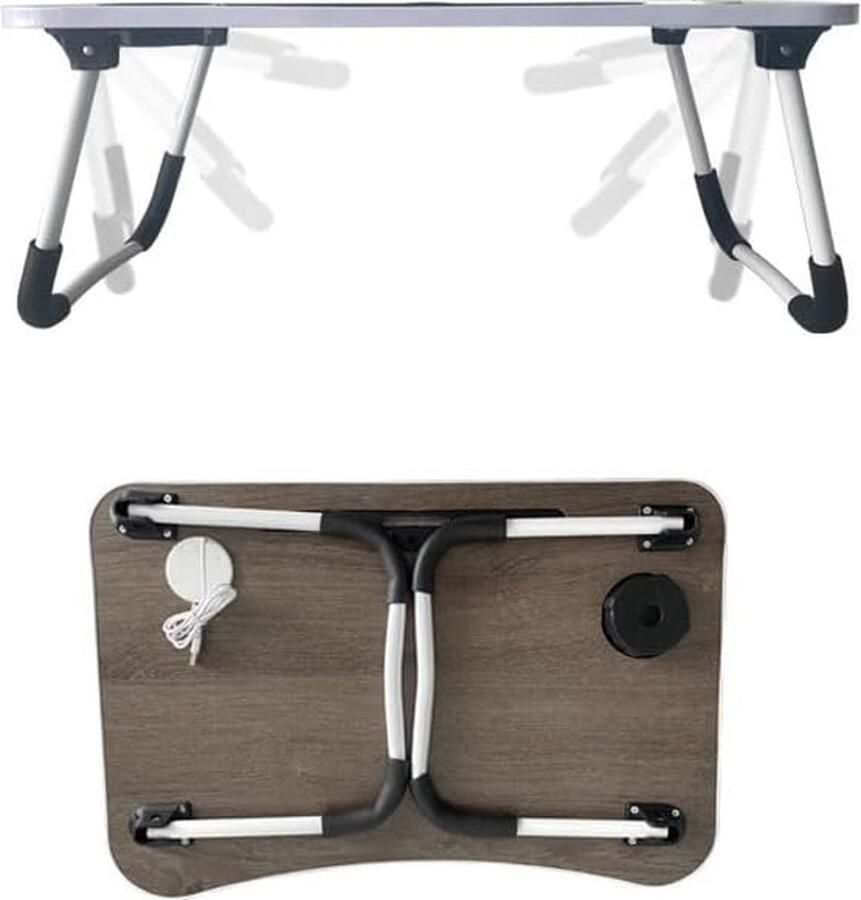 Lexium Store Lexium Bedtafeltje voor op Bed Laptoptafel Bedtafel Banktafel Laptoptafel verstelbaar Ontbijttafel
