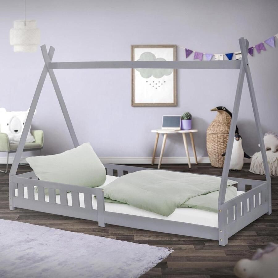 Lexium Store Lexium Grondbed Peuterbed Kinderbed Bedhuisje Huisbed Grondbed Peuter Laag Bed Vloerbed
