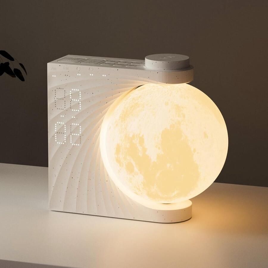 Lexium Store Lexium Wake-Up Light Bed Sfeerlamp Digitale Wekker Lichtwekker Wake up light wekker Wake-up lights