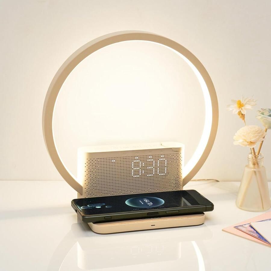 Lexium Store Lexium Wake-Up Light Bed Sfeerlamp Digitale Wekker Lichtwekker Wake up light wekker Wake-up lights