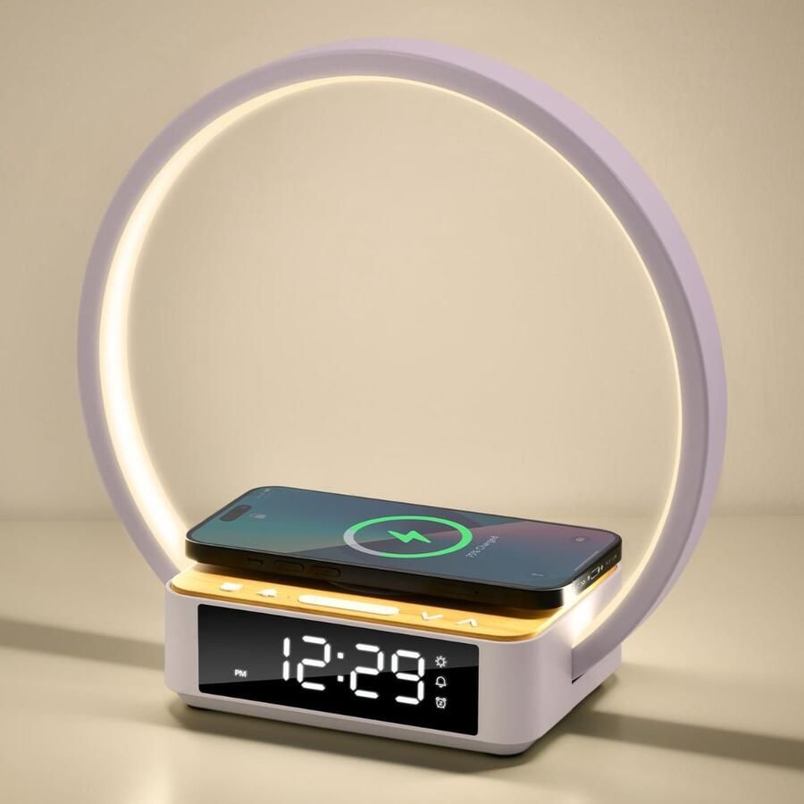 Lexium Store Lexium Wake-Up Light Bed Sfeerlamp Digitale Wekker Lichtwekker Wake up light wekker Wake-up lights