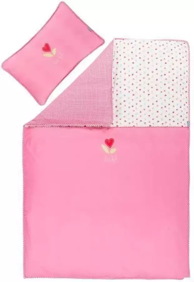 Lief! Lifestyle Lief! Girl Dekbedovertrek Ledikant 100x135 cm + 1 kussensloop 40x60 cm Roze