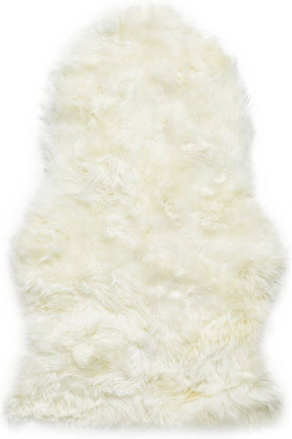 Lifa-Living Schapenvacht Crème ca. 95 x 60 x 5 cm 100% Natuurlijk Schapenwol Kleedje Stoelkleed