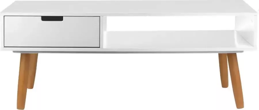 Lifa-Living TV Meubel Venetië Grijs MDF en Metaal met Lade Max gewicht: 15 kg 100 x 40 x 40 cm - Foto 4