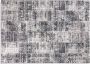 Lifa-Living Vloerkleed Grijs Tinten Synthetisch Wol Vintage Patchwork 133 x 200 cm - Thumbnail 1