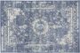 Lifa-Living Vloerkleed Yarah Blauw Zacht 160 x 230 cm Polypropyleen Poolhoogte 9 mm Vintage - Thumbnail 1