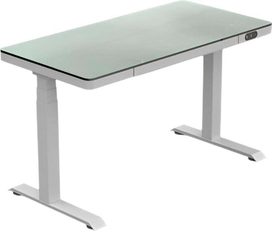 Lifespan Workplace SDG Glazen Zit-Sta-Bureau (wit) - Foto 2