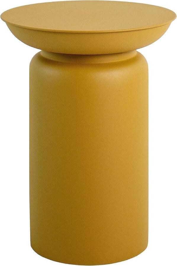 LifeStages Bijzettafel – Okergeel – Modern en hoogwaardig – Metaal