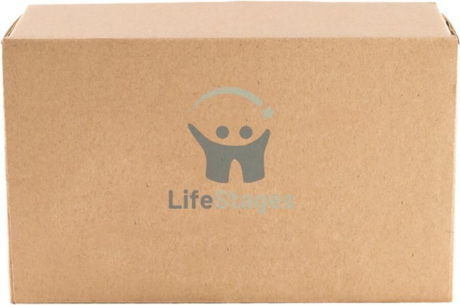 LifeStages Coiffeuse Avec Miroir Kaptafel met grote rechthoekige spiegel Kaptafel met 2 laden en 3 open vakken Kaptafel Moderne stijl Wit