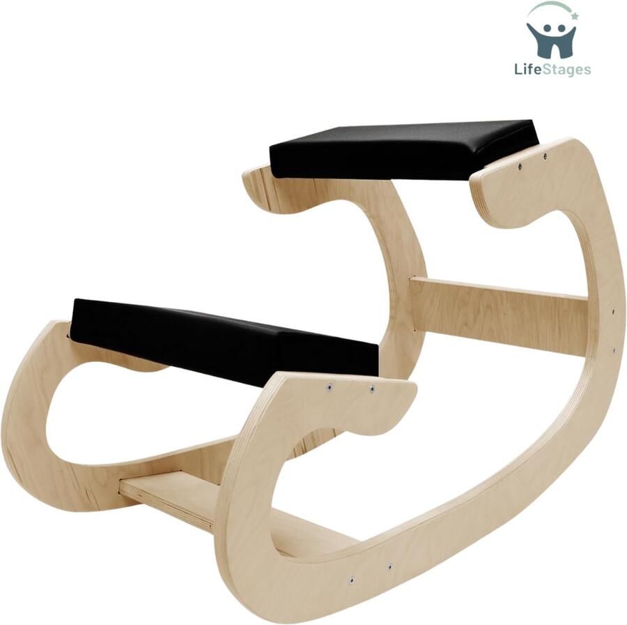 LifeStages Kniestoel Ergonomisch En Schommelstoel Verbeter Je Houding Thuis En Op Kantoor