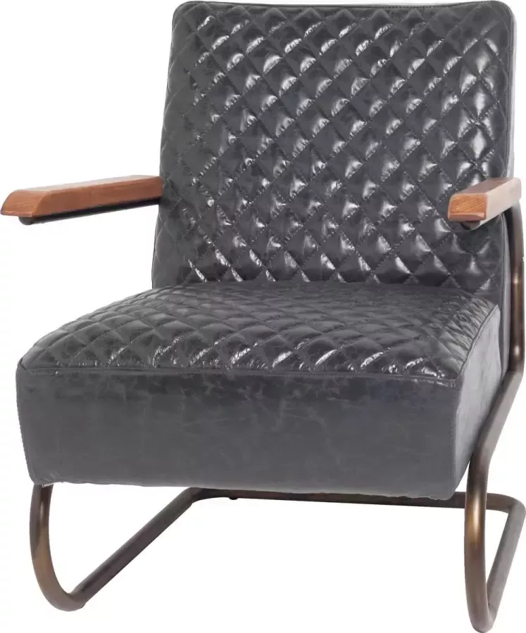 Lifestyle Home Collection Edward Fauteuil Donkergrijs