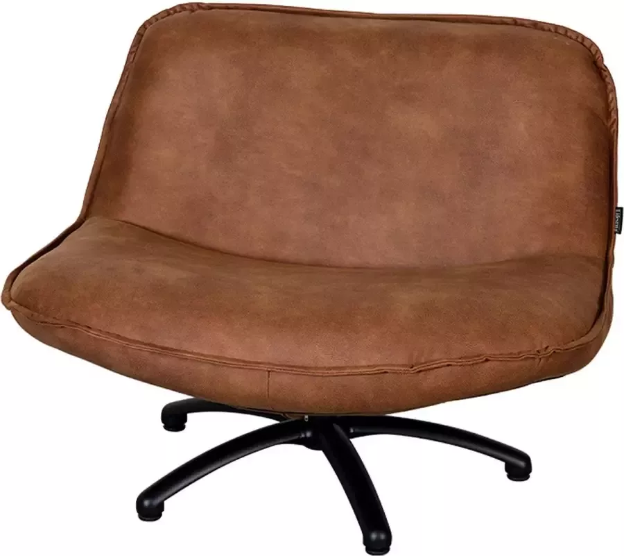 Lifestyle Home Collection Lifestyle Fauteuil Washington Cognac Ecoleder