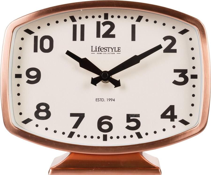 Lifestyle Home Collection Desk Tafelklok Koper