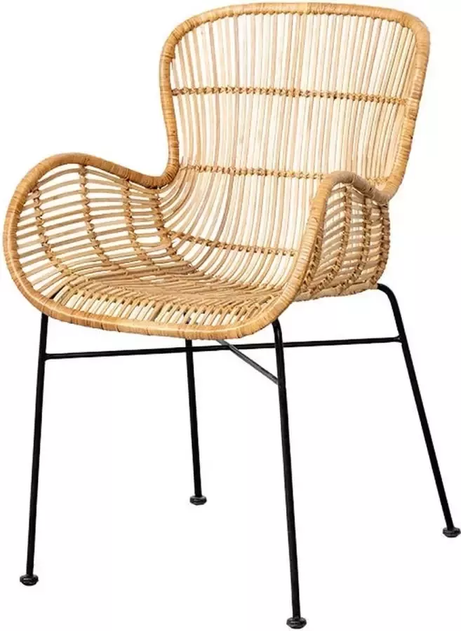 Lifestyle Home Collection Lifestyle Stoel Kyoto Natural met Arm