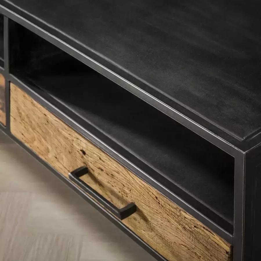 LifestyleFurn TV-meubel Stuco 150cm Robuust hardhout - Foto 3