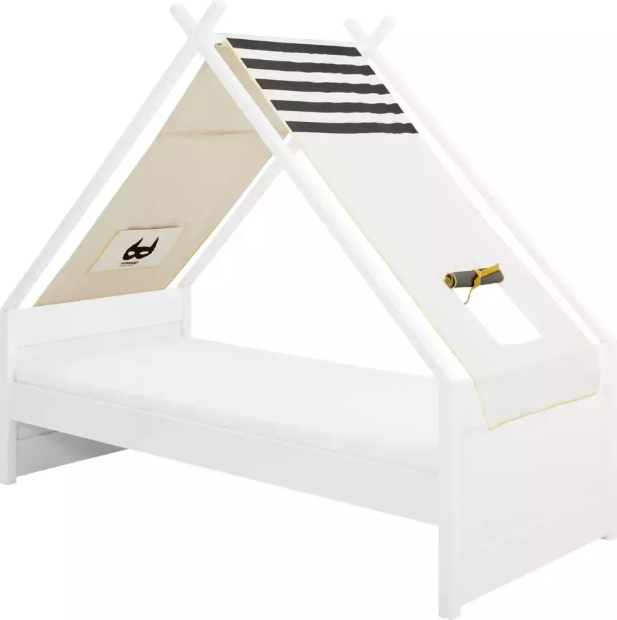 Lifetime Kidsrooms Lifetime Tipi bed Cool Kids Superhero 90x200 Wit