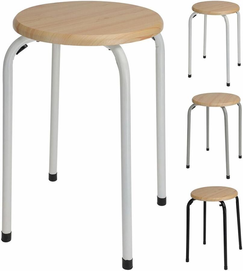 Lifetime Kruk Hout Ø 29 5 x 45 cm