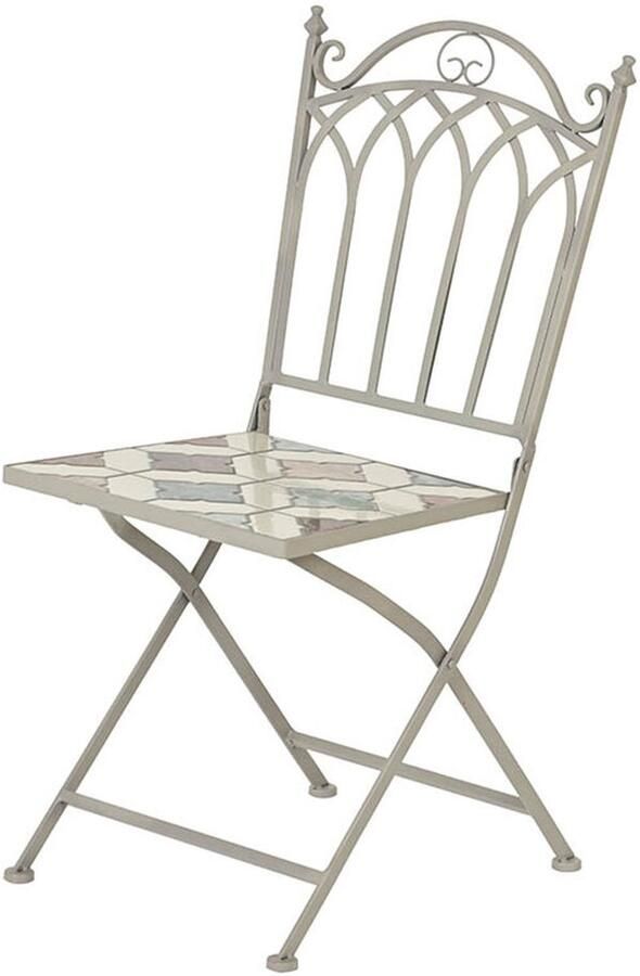 Lifetime Vouwbare Stoel Bistró 38 x 50 x 89 cm Bruin Mozaïek