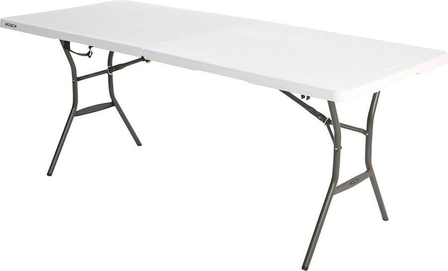 Lifetime werktafel buffettafel 180 cm inklapbaar als koffer wit - Foto 2