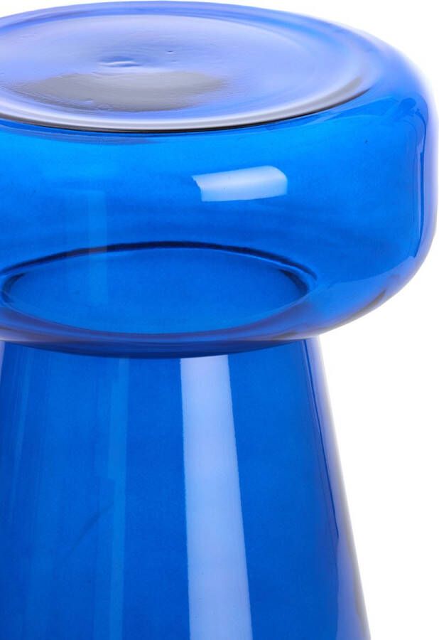 Light & Living Bijzettafel Ø28x50 cm JAKOLA glas kobalt blauw