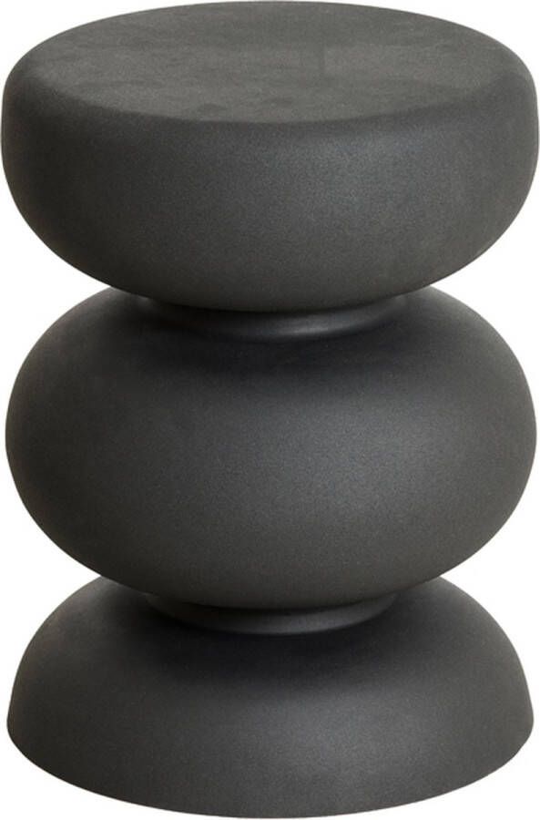 Light & Living Bijzettafel Ø35x46 cm KOBODO mat zwart