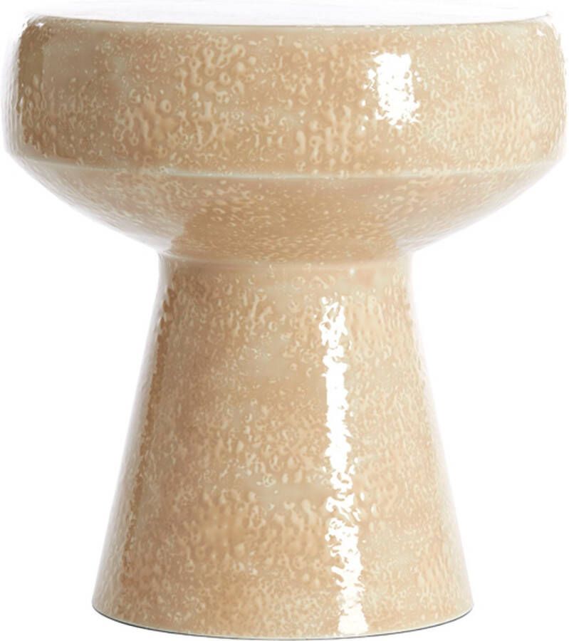 Light & Living Bijzettafel Ø38x42 cm DAKWA glanzend zand