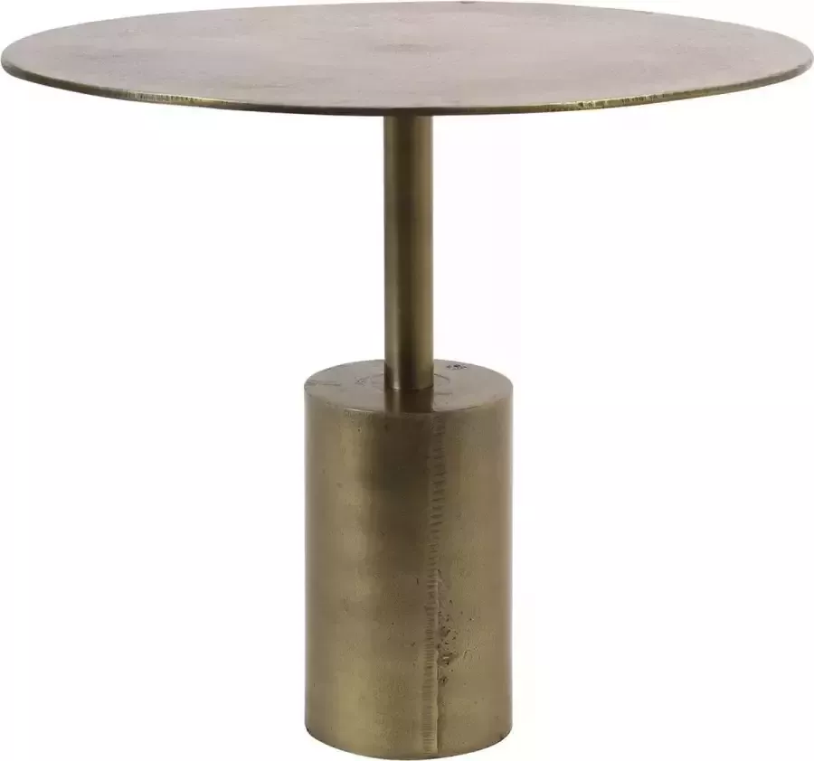 Light & Living Bijzettafel Ø40x35 cm MOLO ruw antiek brons