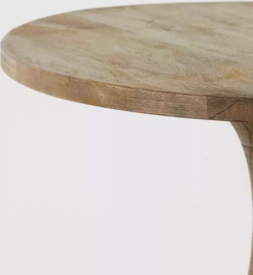 Light & Living Side table 60x36 cm BICABA wood matt dark brown