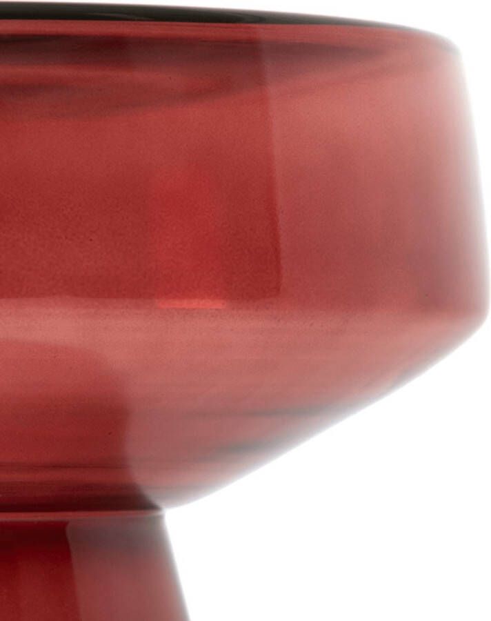 Light & Living Bijzettafel 'Dakwa' Ø37cm kleur Bordeaux