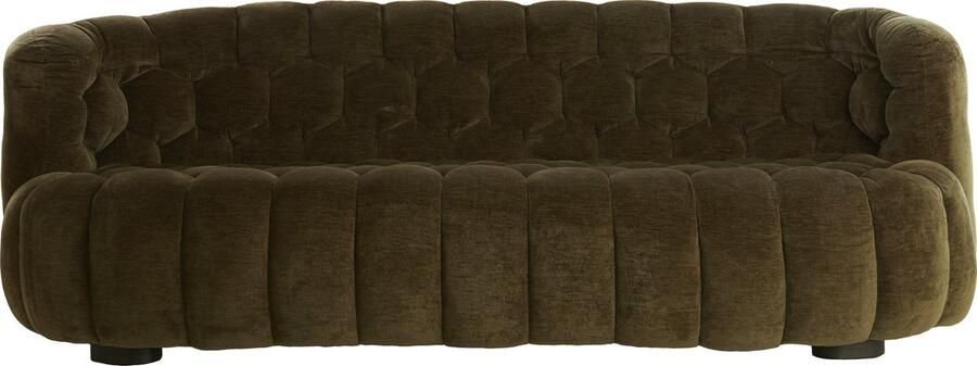 Light & Living Bank 200x100x78 cm AMARA velvet olijf groen