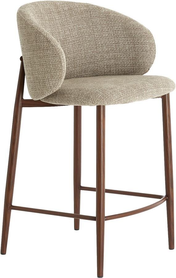 Light & Living Barkruk ALUKO 57x55x94cm Bruin