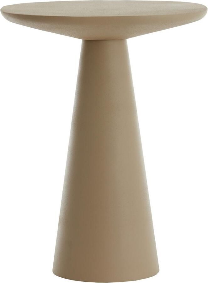 Light & Living Light&living Bijzettafel 45x45x59 cm ABALA mat licht grijs