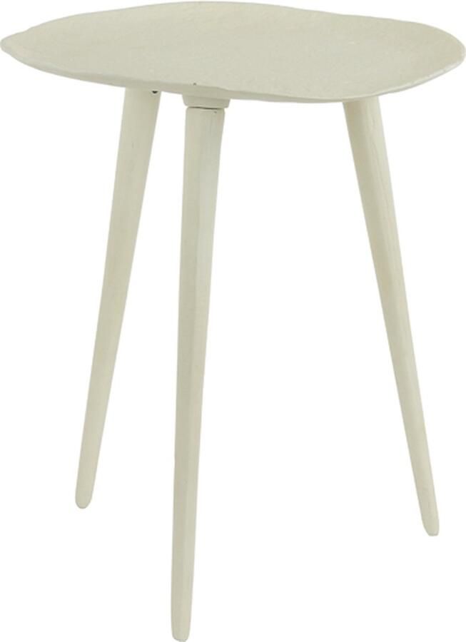 Light & Living Light&living Bijzettafel Ø34x41 cm ASARPAI crème