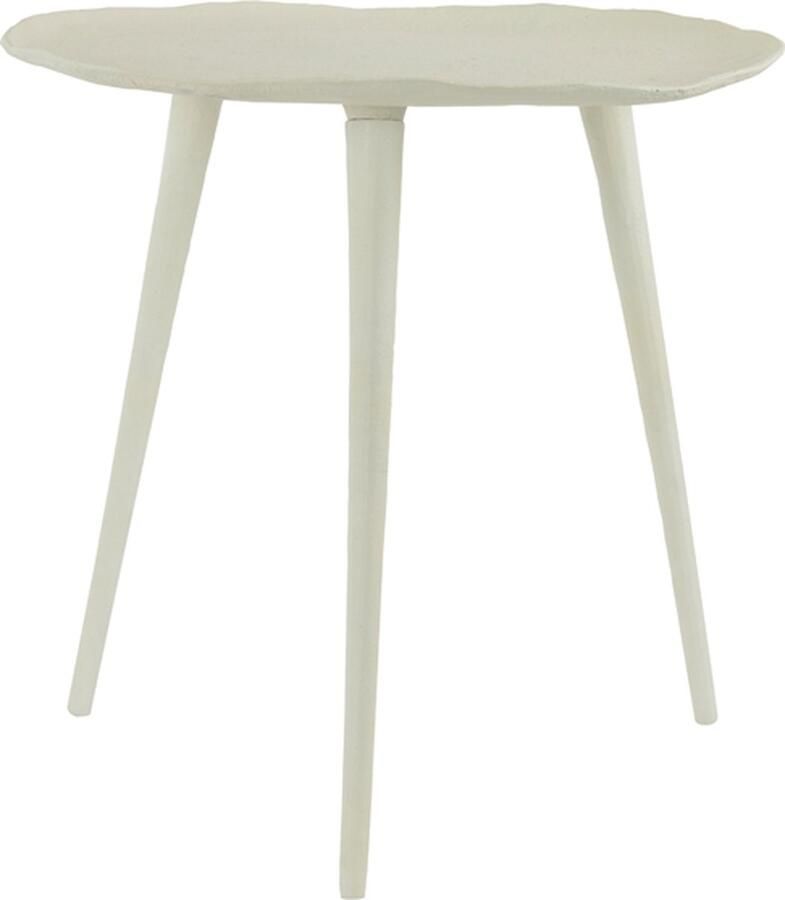 Light & Living Light&living Bijzettafel Ø46x44 cm ASARPAI crème - Foto 2