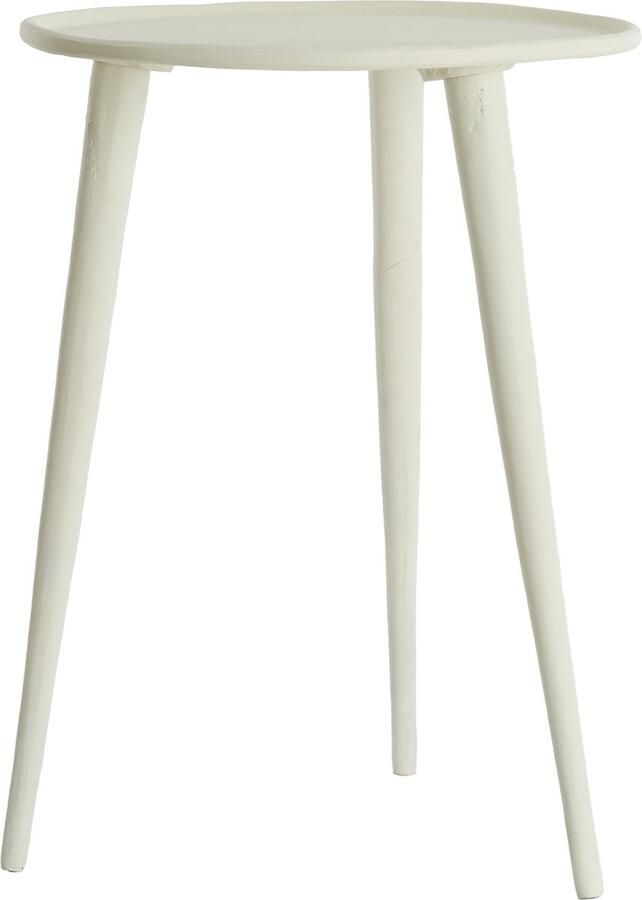 Light & Living Bijzettafel BABINA Ø36x47cm Wit