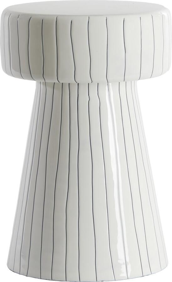 Light & Living Bijzettafel DAKWA Ø29x47cm Wit